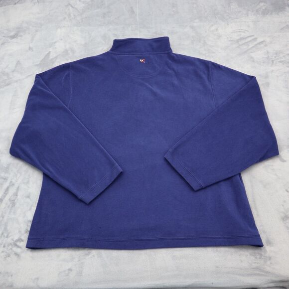 Chase Authentics Sweater Mens 2XL Blue Long Sleeve Side Pockest Chest Zipper - Picture 15 of 16